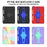 For iPad 10.2 (2021) / (2020) / (2019) Tablet Case with Shoulder Strap Kickstand PC+Silicone Cover - Multi-color - 6