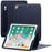 For iPad 9.7-inch (2018) / (2017) / iPad Pro 9.7 inch (2016) / iPad Air 2 Case Leather Auto Wake Sleep Tablet Cover - Navy Blue - 1