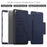 For iPad 9.7-inch (2018) / (2017) / iPad Pro 9.7 inch (2016) / iPad Air 2 Case Leather Auto Wake Sleep Tablet Cover - Navy Blue - 7