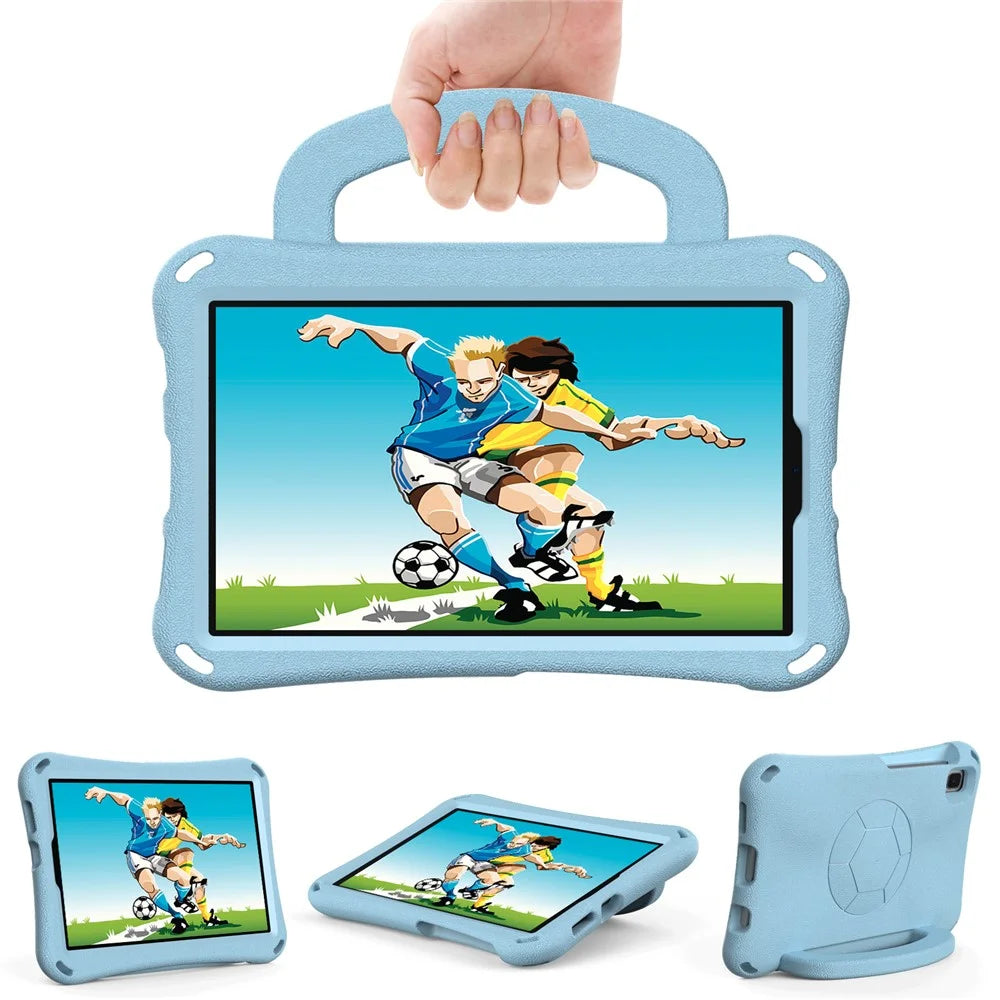 For Samsung Galaxy Tab Tab K9 / Tab One / A7 Lite 8.7-inch / Tab A11 / A9 / Tab A 8.0 (2019) Hard Case Kickstand Tablet Cover - Baby Blue - 1