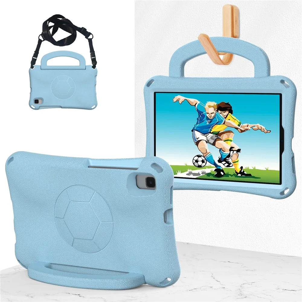 For Samsung Galaxy Tab Tab K9 / Tab One / A7 Lite 8.7-inch / Tab A11 / A9 / Tab A 8.0 (2019) Hard Case Kickstand Tablet Cover - Baby Blue - 2