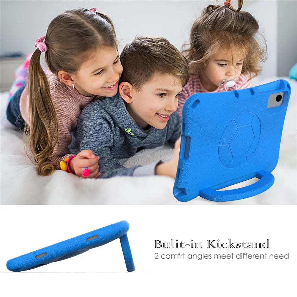 For Samsung Galaxy Tab A11+ / A9+ / Xiaomi Redmi Pad SE / Redmi Pad 2 11 / Lenovo Tab K11 Gen 2 / Idea Tab / Xiaoxin Pad 11 2025 EVA Case Kickstand Tablet Hard Cover - Blue - 5
