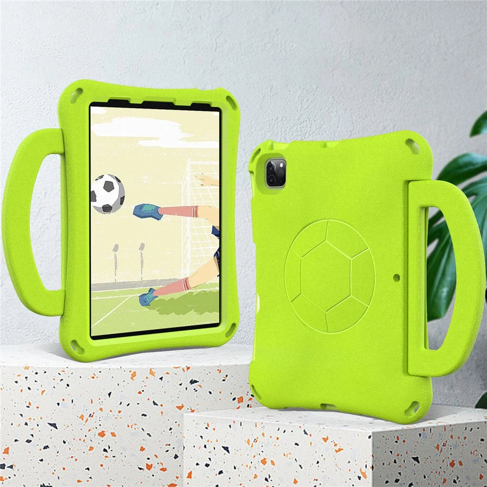 For iPad Pro 11 (2025) / 11 (2024) / (2018) / (2020) / (2021) / iPad Air (2022) / (2020) Case Kickstand EVA Tablet Cover - Green - 3