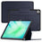 For Samsung Galaxy Tab A11+ / A9+ Case 5-Level Stand Pen Slot Tablet Cover - Navy Blue - 1