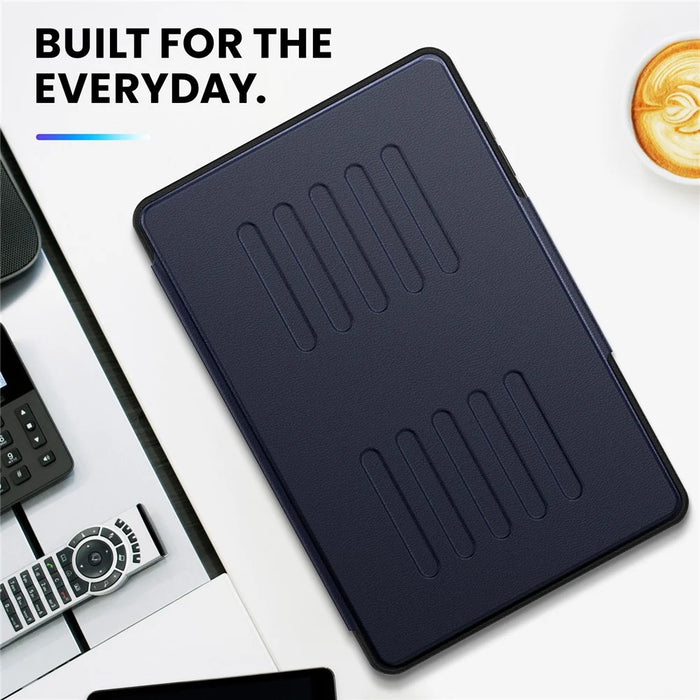 For Samsung Galaxy Tab A11+ / A9+ Case 5-Level Stand Pen Slot Tablet Cover - Navy Blue - 5