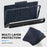 For Samsung Galaxy Tab A11+ / A9+ Case 5-Level Stand Pen Slot Tablet Cover - Navy Blue - 6