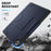 For Samsung Galaxy Tab A11+ / A9+ Case 5-Level Stand Pen Slot Tablet Cover - Navy Blue - 7