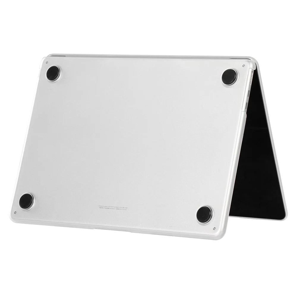 For MacBook Air 13 inch (2026) A3449 / (2025) A3240 / (2024) A3113 / (2022) A2681 Case Hard PC Drop-Resistant Laptop Protective Cover - Transparent - 4
