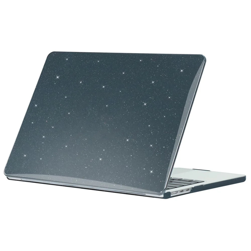 For MacBook Air 13 inch with Retina Display (2020) M1 A2337 A2179 / Air 13 inch (2018-2019) A1932 Laptop Case PC Cover - Black - 2