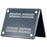 For MacBook Air 13 inch (2010) A1369 /  (2013) A1466 Case Hard PC Laptop Cover Full Protection - Black - 5