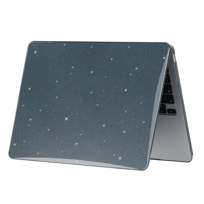 For Macbook Air 15 inch (2026) A3448 / (2025) A3241 / (2024) A311 / (2023) A2941 Laptop Case Plastic Starry Sky Notebook Shell - Black - 4