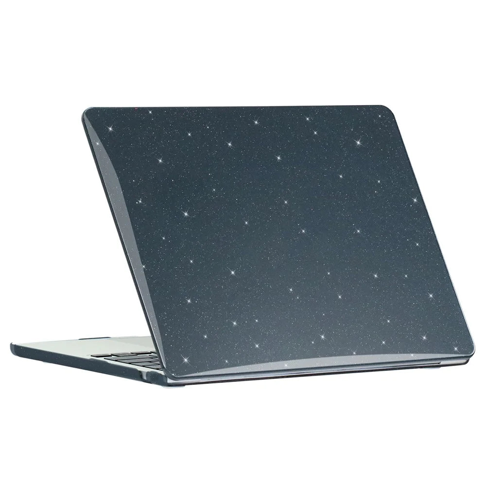 For MacBook Pro 13 inch (2016-2020) A1706 A1708 A1989 A2159 A2338 Laptop Case Starry Sky Hard PC Cover - Black - 1