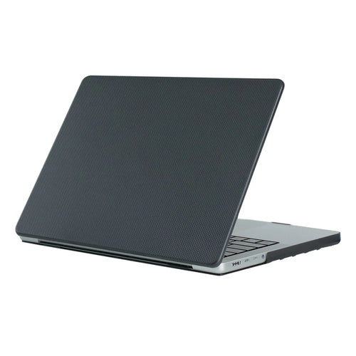 For MacBook Air 13 inch (2026) A3449 / (2025) A3240 / (2024) A3113 / (2022) A2681 Case Shock-Absorbent Dot Texture Hard PC Laptop Cover - Black - 1