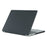 For MacBook Air 13 inch (2026) A3449 / (2025) A3240 / (2024) A3113 / (2022) A2681 Case Shock-Absorbent Dot Texture Hard PC Laptop Cover - Black - 1