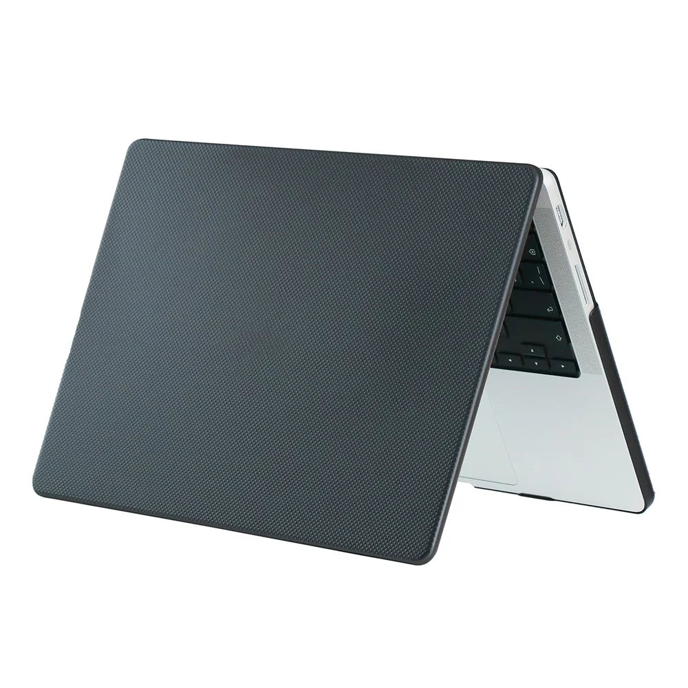 For Macbook Air 15 inch (2026) A3448 / (2025) A3241 / (2024) A311 / (2023) A2941 Case Dot Texture Hard PC Laptop Protector - Black - 2