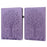For Amazon Kindle Paperwhite (2024) / Kindle Colorsoft Case PU Leather Stand Tree Deer Imprinted Cover - Purple - 1