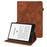 For Amazon Kindle Paperwhite (2024) / Kindle Colorsoft Case PU Leather E-Reader Cover with Card Slots Stand - Brown - 1