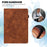 For Amazon Kindle Paperwhite (2024) / Kindle Colorsoft Case PU Leather E-Reader Cover with Card Slots Stand - Brown - 3