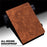 For Amazon Kindle Paperwhite (2024) / Kindle Colorsoft Case PU Leather E-Reader Cover with Card Slots Stand - Brown - 5