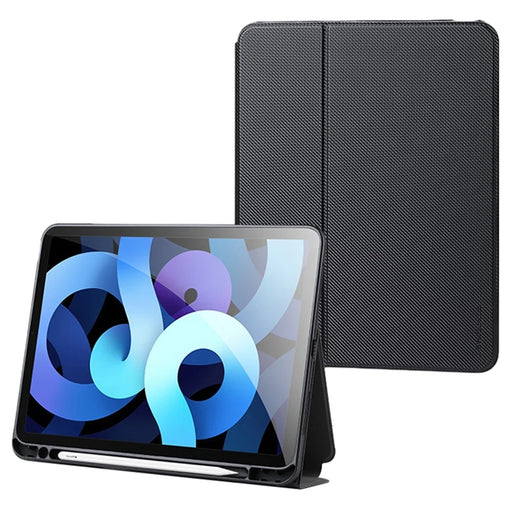 X-LEVEL For iPad Air (2020) / (2022) Case PU Leather+TPU Tablet Cover with Tri-Fold Stand - Black - 1