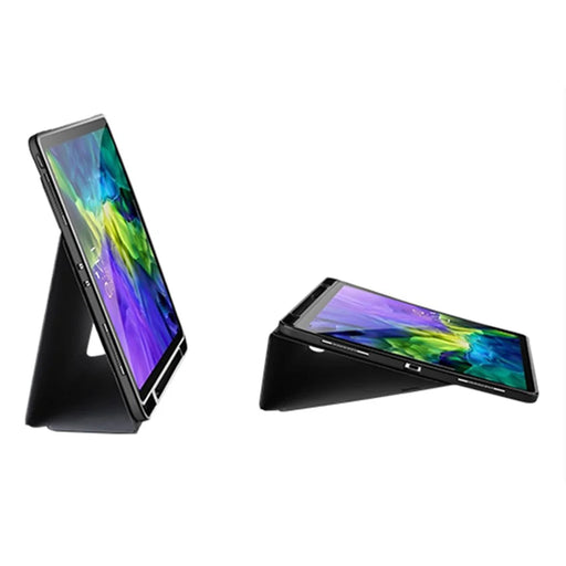 X-LEVEL For iPad Air (2020) / (2022) Case PU Leather+TPU Tablet Cover with Tri-Fold Stand - Black - 2