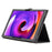 For TCL Tab 10 Gen 2 Tablet Case Stand Skin-touch PU Leather Full Protection Cover - Black - 3