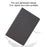 For T-Mobile REVVL Tab Case Skin-touch Leather Stand Tablet Cover with Wristband Design - Black - 6