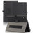 For Teclast P30T Tablet Case Skin-touch PU Leather Cover with Folding Stand - Black - 1