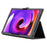 For Teclast P30T Tablet Case Skin-touch PU Leather Cover with Folding Stand - Black - 2