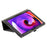 For Teclast P30T Tablet Case Skin-touch PU Leather Cover with Folding Stand - Black - 4