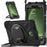 For Samsung Galaxy Tab Active5 SM-X300 Case Kickstand Rugged Tablet Cover with Shoulder Strap - Black - 4