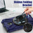 For Samsung Galaxy Tab Active 3 T570 / Tab Active5 X306B Case Rotary Kickstand PC+Silicone Hand Strap Tablet Cover - Navy Blue - 2