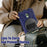 For Samsung Galaxy Tab Active 3 T570 / Tab Active5 X306B Case Rotary Kickstand PC+Silicone Hand Strap Tablet Cover - Navy Blue - 4