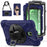For Samsung Galaxy Tab Active 3 T570 / Tab Active5 X306B Case PC+Silicone Protective Cover with Shoulder Strap - Navy Blue - 5