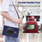 For Samsung Galaxy Tab Active 3 T570 / Tab Active5 X306B Case PC+Silicone Protective Cover with Shoulder Strap - Navy Blue - 7