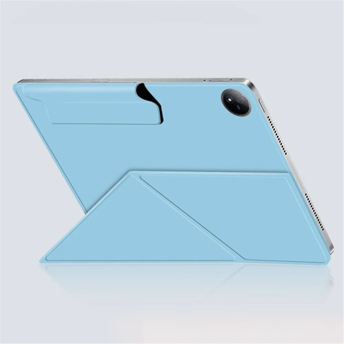 For vivo Pad3 Pro Case Origami Stand Magnetic Absorption PU Leather Tablet Cover - Blue - 6