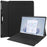 For Microsoft Surface Pro 11 / 10 / 9 Case PU Leather Folding Stand Folio Tablet Cover - Black - 1