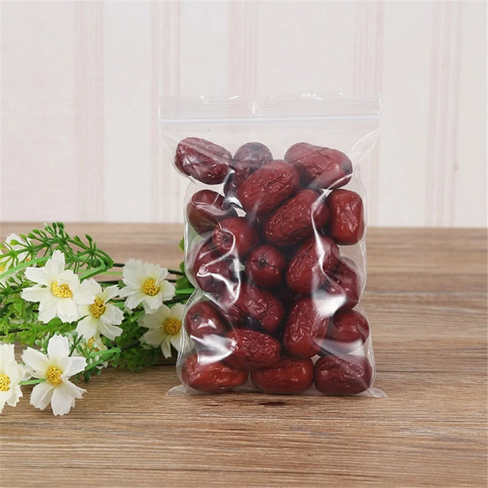 MX-054 100Pcs / Pack 40 x 60cm Clear PE Sealing Bags Ziplock Resealable Storage Pouches - 2