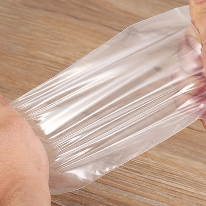 MX-054 100Pcs / Pack 40 x 60cm Clear PE Sealing Bags Ziplock Resealable Storage Pouches - 6