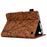 A8 For Amazon Fire HD 10 (2023) Stand Case Leather Tablet Cover with Card Slots - Brown - 6