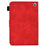 A7 For Amazon Fire HD 10 (2023) Tablet Case Flower Butterfly Imprinted Leather Cover with Card Slots - Red - 3