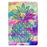 A2 For Amazon Fire HD 10 (2023) Case Pattern Printed PU Leather Tablet Cover with Card Slots - Colorful Pineapple - 2