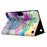 A2 For Amazon Fire HD 10 (2023) Case Pattern Printed PU Leather Tablet Cover with Card Slots - Colorful Pineapple - 6