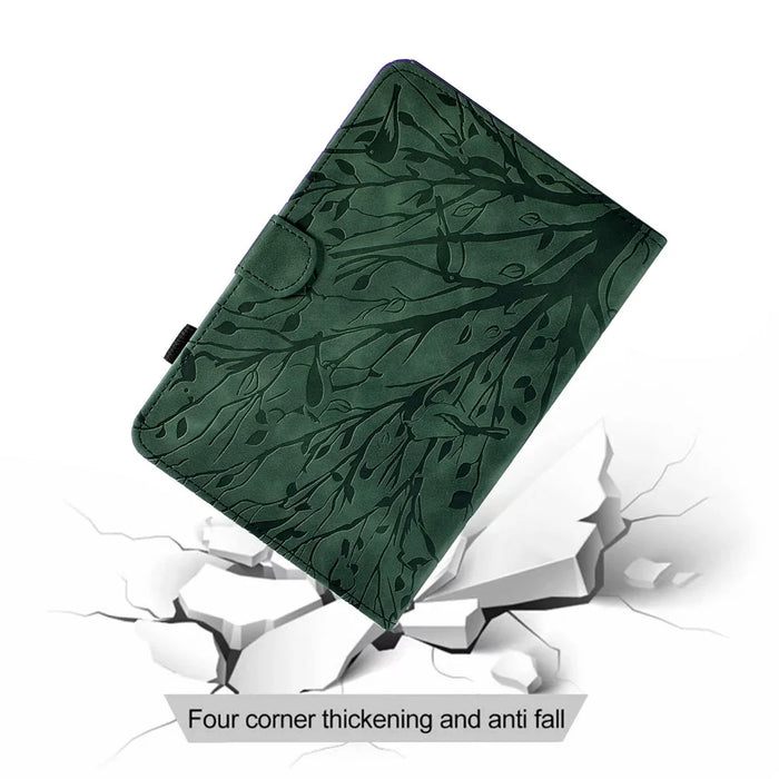 A7 For Lenovo Tab M11 / Xiaoxin Pad 11 2024 Case Solid Color  Auto Wake  /  Sleep Tablet Stand Cover - Green - 7