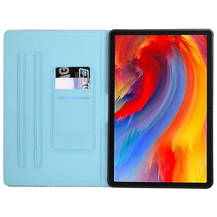 For Lenovo Tab M11 / Xiaoxin Pad 11 2024 Case Pattern Printing PU Leather Stand Tablet Cover - Bird - 2