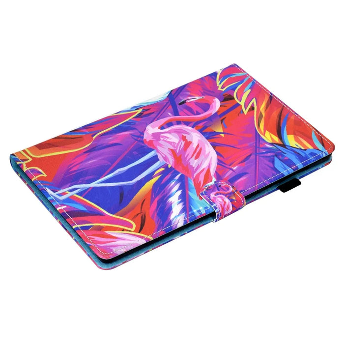 For Lenovo Tab M11 / Xiaoxin Pad 11 2024 Case Pattern Printing PU Leather Stand Tablet Cover - Bird - 5