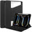For iPad Pro 11 (2025) / 11 (2024) Case Leather+Acrylic Stand Tablet Cover with Bluetooth-compatible Keyboard - Black - 1