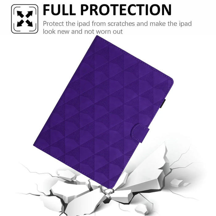 For Lenovo Tab M11 / Xiaoxin Pad 11 2024 Case Leather Stand Flip Tablet Cover with Card Holder - Purple - 5
