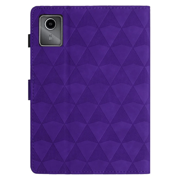 For Lenovo Tab M11 / Xiaoxin Pad 11 2024 Case Leather Stand Flip Tablet Cover with Card Holder - Purple - 7