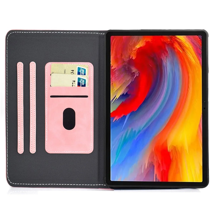 For Lenovo Tab M11 / Xiaoxin Pad 11 2024 Tablet Cover Shockproof Leather Card Holder Stand Case - Pink - 2